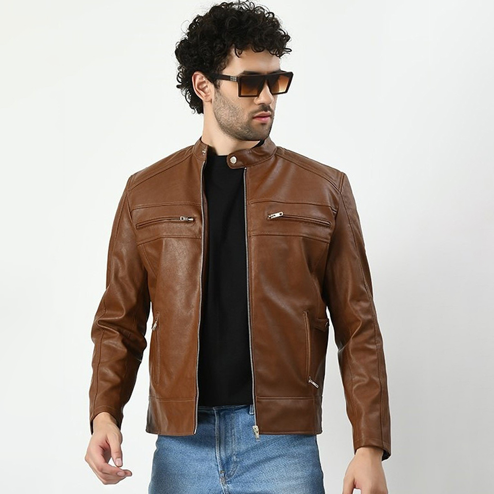 Darker Men leather Jacket