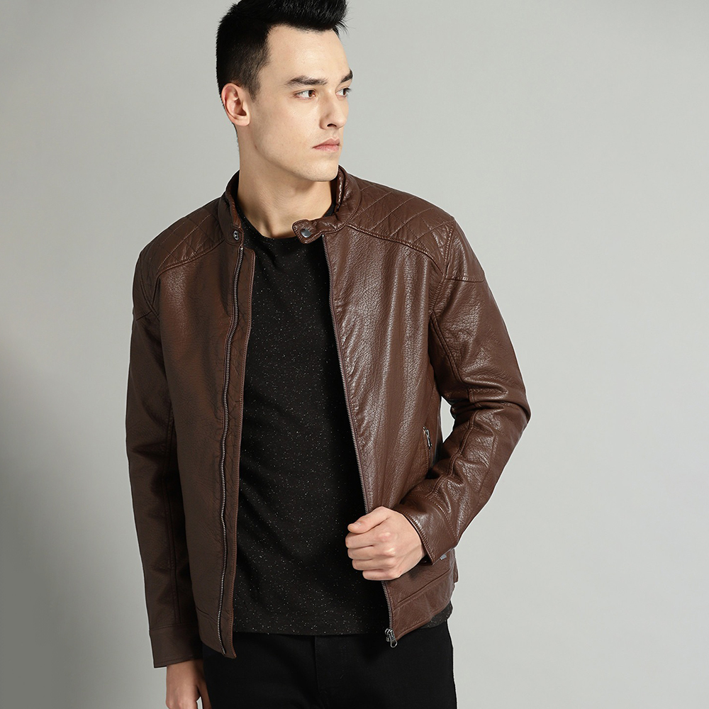 Florm Men leather Jacket