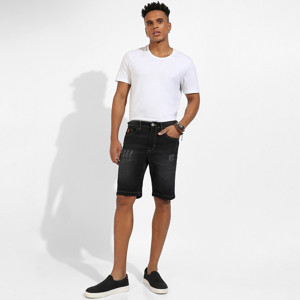 Slim-Fit Men Denim Short